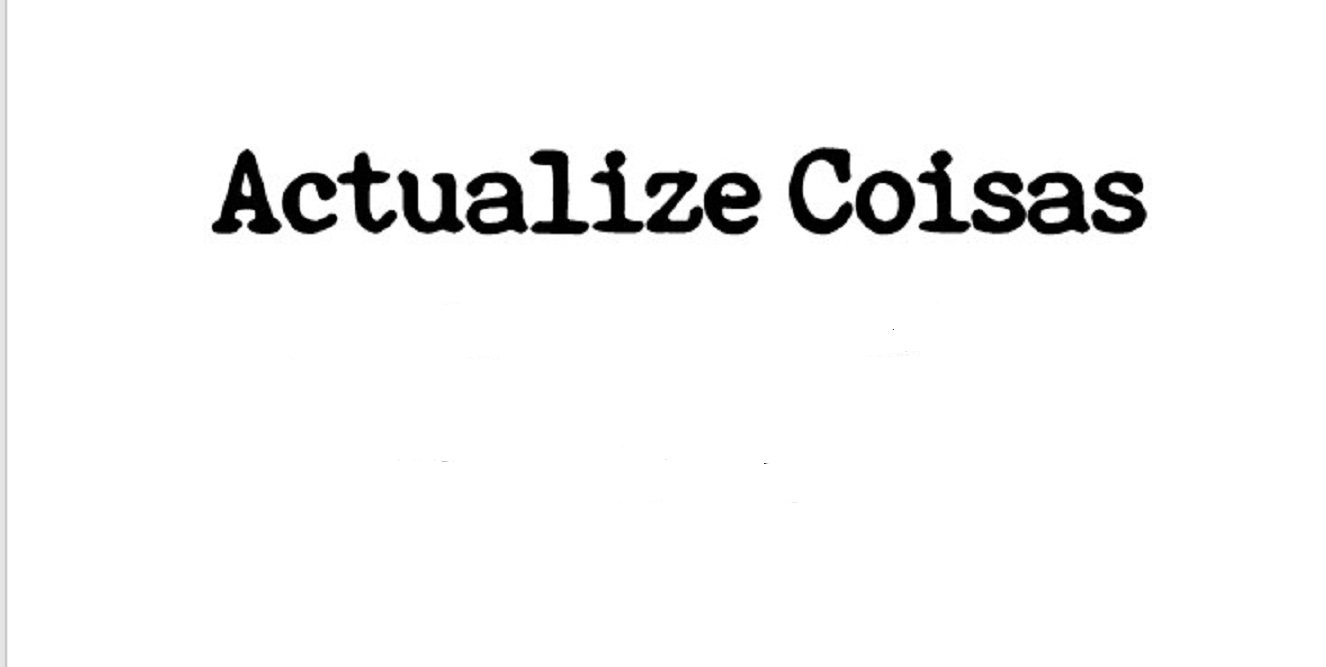 Actualize Coisas